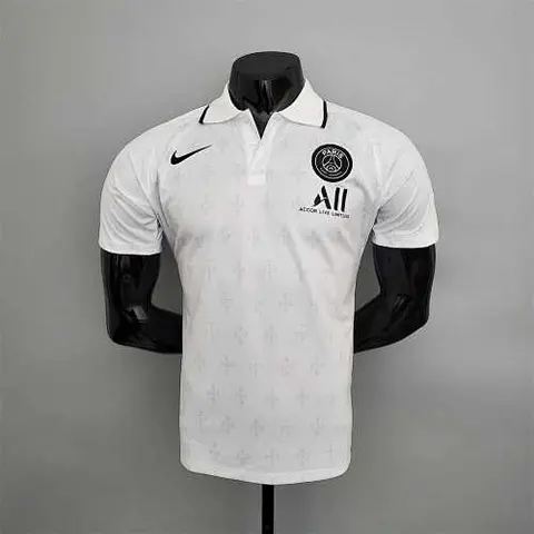 21-22 PSG white pattern POLO