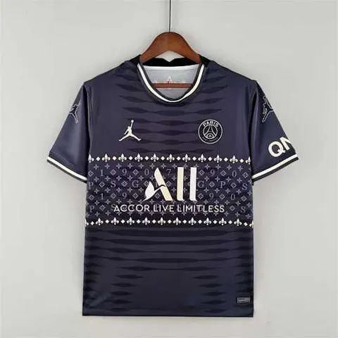22-23 PSG training suit black and gray
