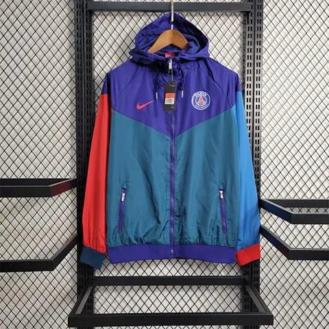 23-24 PSG Windbreaker purple and blue