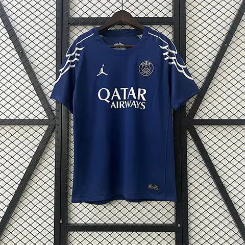 24-25 PSG fourth away blue jersey