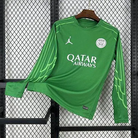 25-26 PSG Green long sleeve goalkeeper jersey