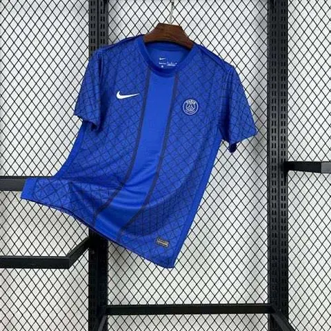 25-26 PSG Pre-match training blue Jersey