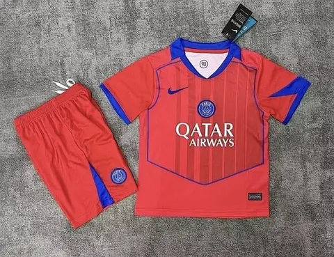 25-26 PSG Third Away Kid Kits Youth Apparels
