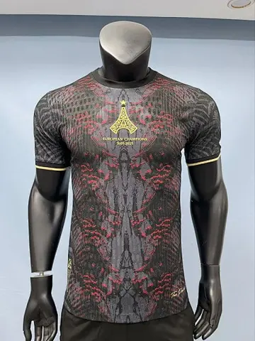 25-26 PSG black and red special player version jersey