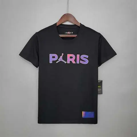 PSG Jordan black T-shirt