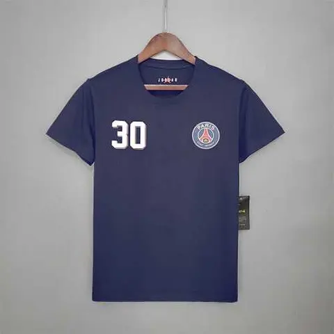 PSG Jordan royal blue #30 MESSI T-shirt
