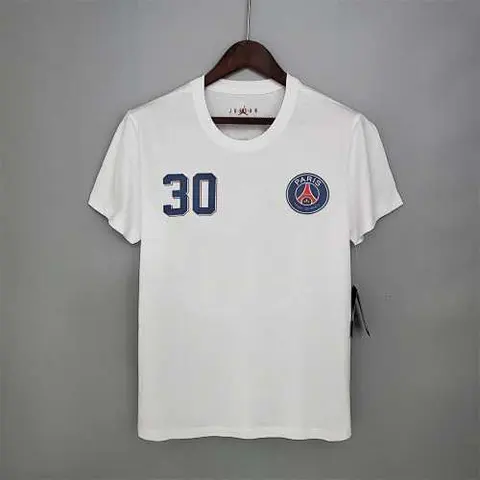 PSG Jordan white #30 MESSI T-shirt