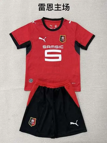 2026/27 Stade Rennais Home Kids Kit Soccer Jersey 16-28