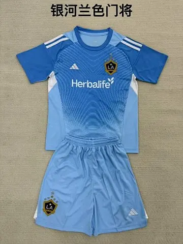 25-26 Galaxy blue goalkeeper kid kit