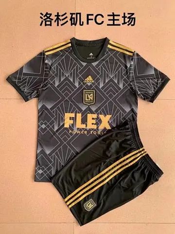 22-23 Los Angeles FC home kids kit