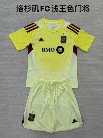 25-26 Los Angeles FC yellow goalkeeper kid kit