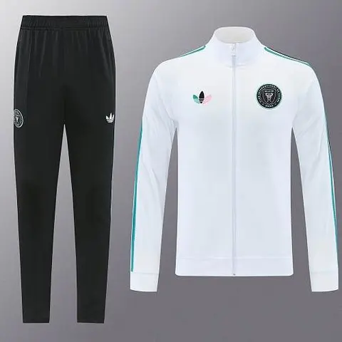 2026/27 Inter Miami CF White Long Sleeve Jacket Suit S-XXL