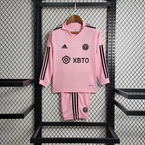 23-24 Miami home pink long sleeve kid kit