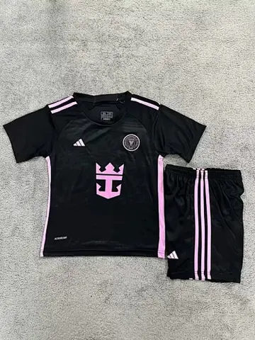 24-25 Miami away black kid kit