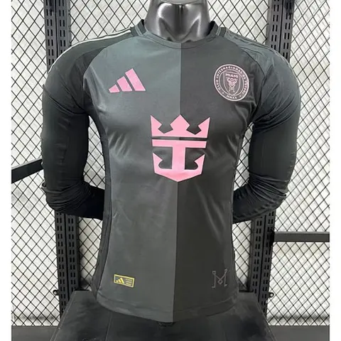 25-26 Miami away player version long sleeve jersey