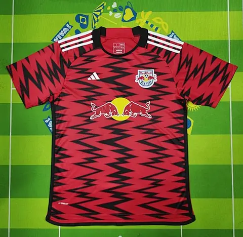 24-25 New york away red jersey