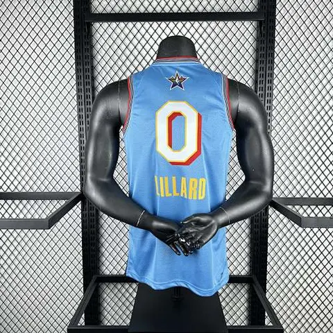 2025 All-Star Blue No. 0 LILLARD NBA Jersey