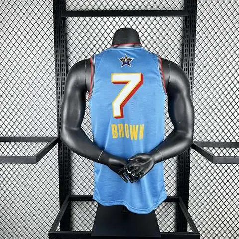 2025 All-Star Blue No. 7 Brown NBA Jersey