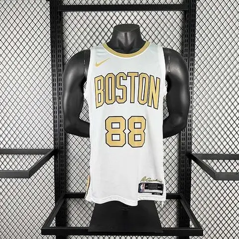 2026 Celtics City Edition White NBA Jersey No. 88 QUETA