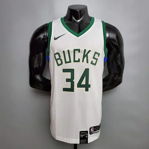 Antetokounmpo #34 Bucks white NBA jersey Size_XS_XXL Nike connect recognition