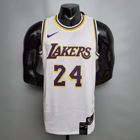 Bryant #24 Lakers Round neck white NBA jersey Size_XS_XXL Nike connect recognition