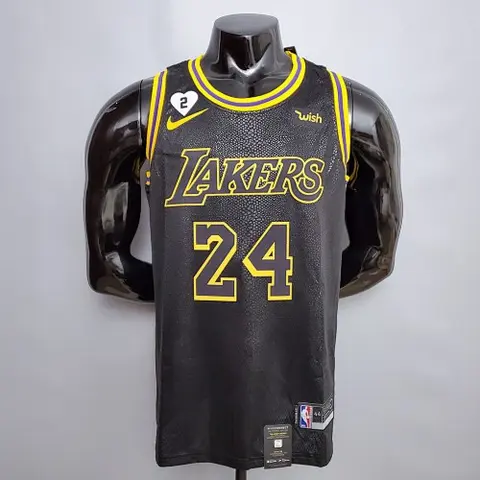 Bryant #24 Lakers black NBA jersey Size_XS_XXL Nike connect recognition