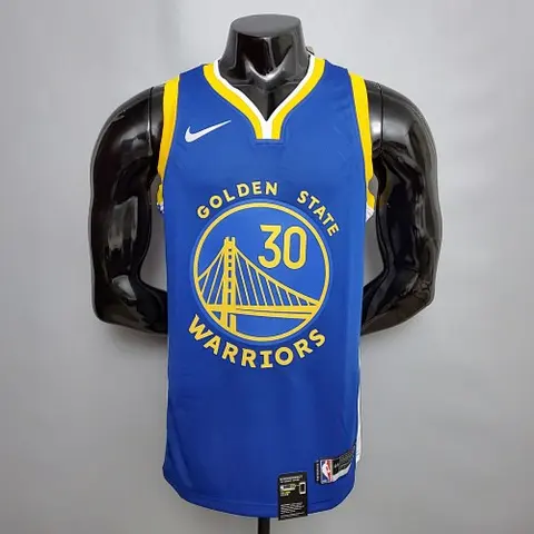 Curry #30 Golden State Warriors blue NBA jersey Size_XS_XXL Nike connect recognition