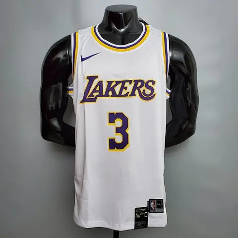 DAVIS #3 Lakers Round neck white NBA jersey Size_XS_XXL Nike connect recognition