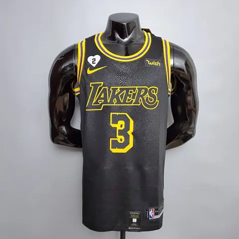 DAVIS #3 Lakers black NBA jersey Size_XS_XXL Nike connect recognition