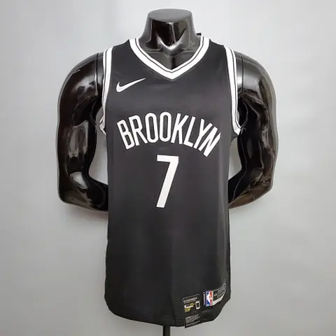 Durant #7 Brooklyn Nets black NBA jersey Size_XS_XXL Nike connect recognition