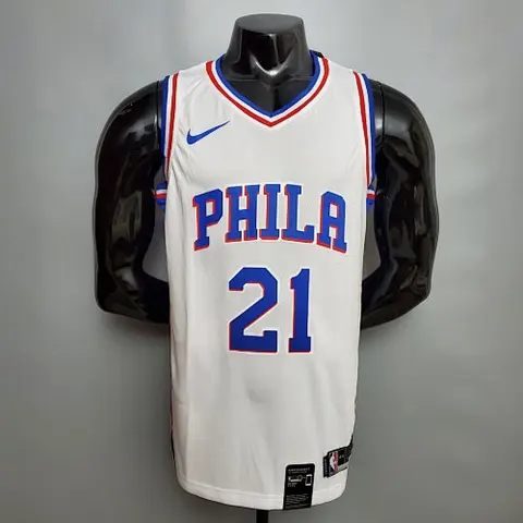 Embiid #21 Detroit Pistons white NBA jersey Size_XS_XXL Nike connect recognition
