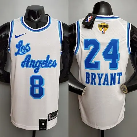 Front Bryant #8 Back Bryant #24 Lakers white NBA jersey Size_ XS_XXL Nike connect recognition