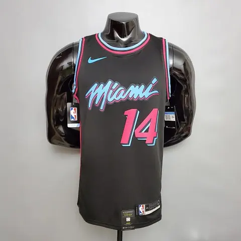 HERRO #14 Miami Heat V_neck black NBA jersey Size_S_XXL Nike connect recognition