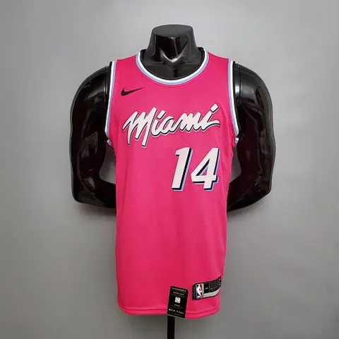 HERRO #14 Miami Heat V_neck pink NBA jersey Size_S_XXL Nike connect recognition