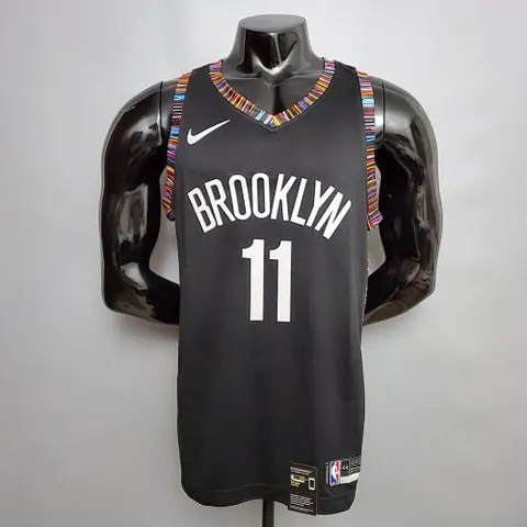 Irving #11 Brooklyn Nets City version black NBA jersey Size_XS_XXL Nike connect recognition