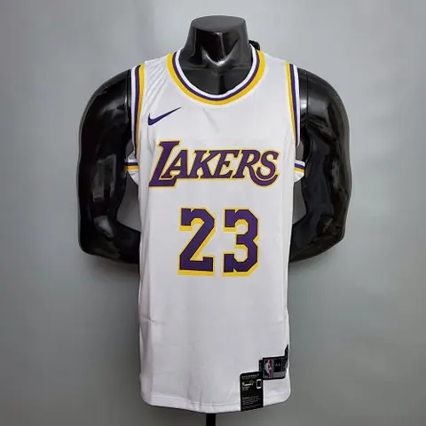 James #23 Lakers Round neck white NBA jersey Size_XS_XXL Nike connect recognition