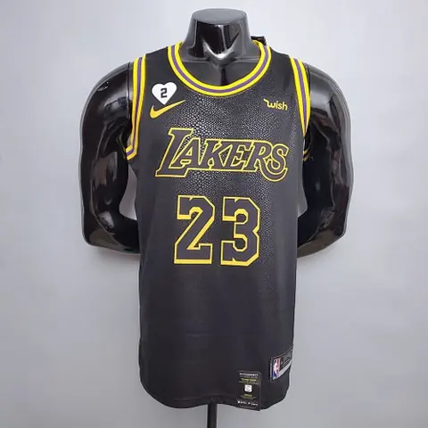 James #23 Lakers black NBA jersey Size_XS_XXL Nike connect recognition