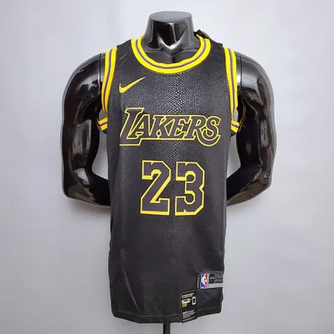 James #23 Lakers black NBA jersey Size_XS_XXL Nike connect recognition