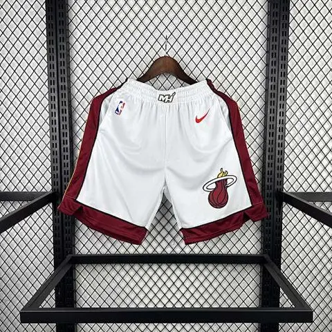 Miami Heat home white shorts