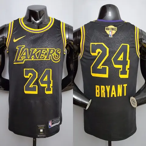 New Bryant #24 Lakers black NBA jersey Size_XS_XXL Nike connect recognition