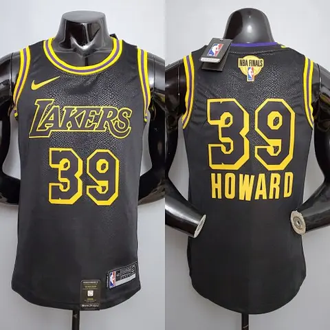 New HOWARD #39 Lakers black NBA jersey Size_XS_XXL Nike connect recognition