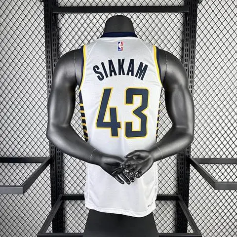 Pacers white 43 SIAKAM