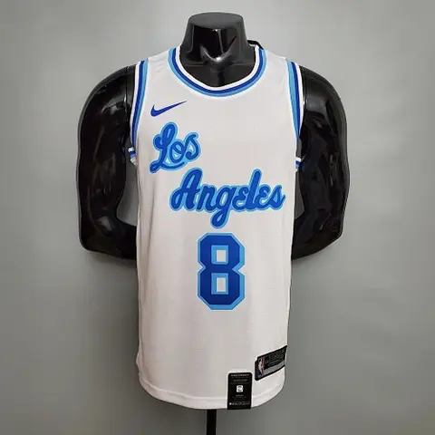 Retro night Bryant #8 Lakers white NBA jersey Size_XS_XXL Nike connect recognition