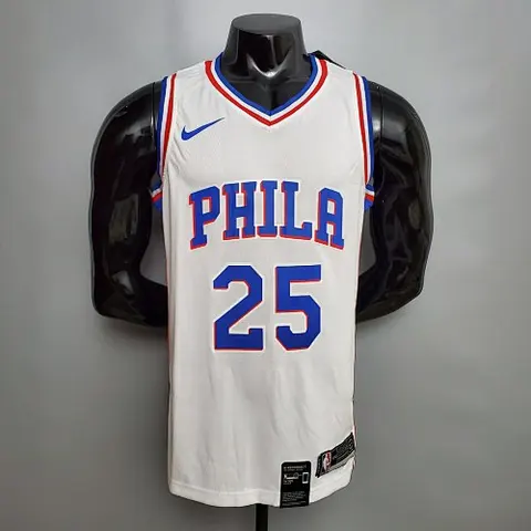 SIMMONS #25 Detroit Pistons white NBA jersey Size_XS_XXL Nike connect recognition