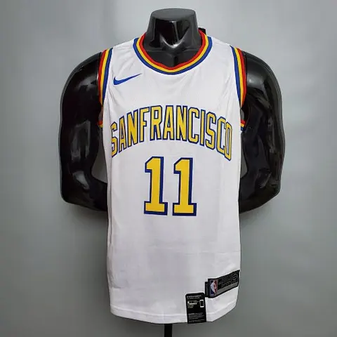 Thompson #11 Golden State Warriors Retro white NBA jersey Size_XS_XXL Nike connect recognition