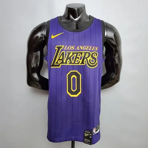 YOUNG #0 Lakers purple City version NBA jersey Size_XS_XXL Nike connect recognition