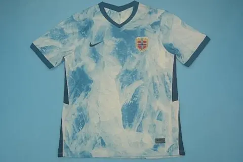 2020 Norway away blue and white