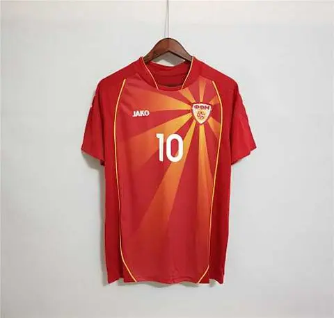 2021 North Macedonia home red