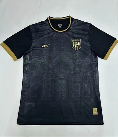2024 Panama away black soccer jersey