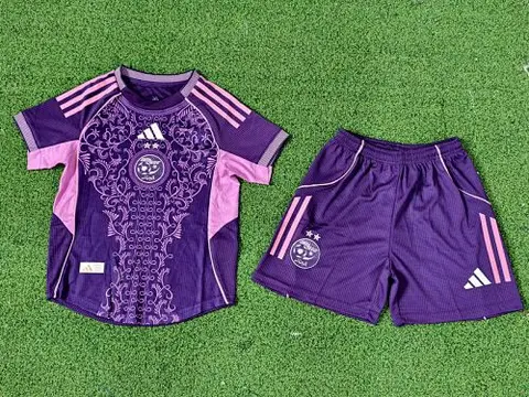 25-26 A37 Algeria purple player version kid kit size 16-28